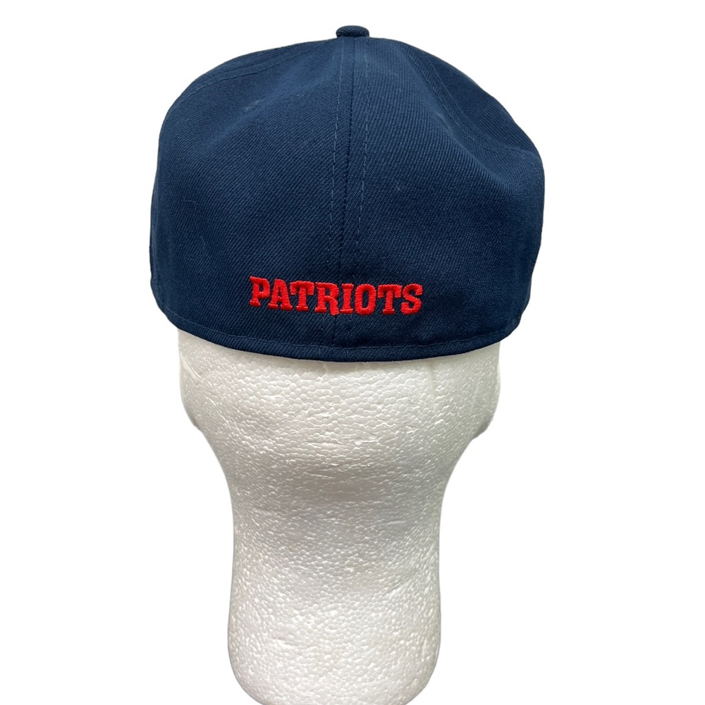 New Era New England Patriots Classic Logo Omaha 59FIFTY Fitted Hat Navy 7 - Picture 2 of 5